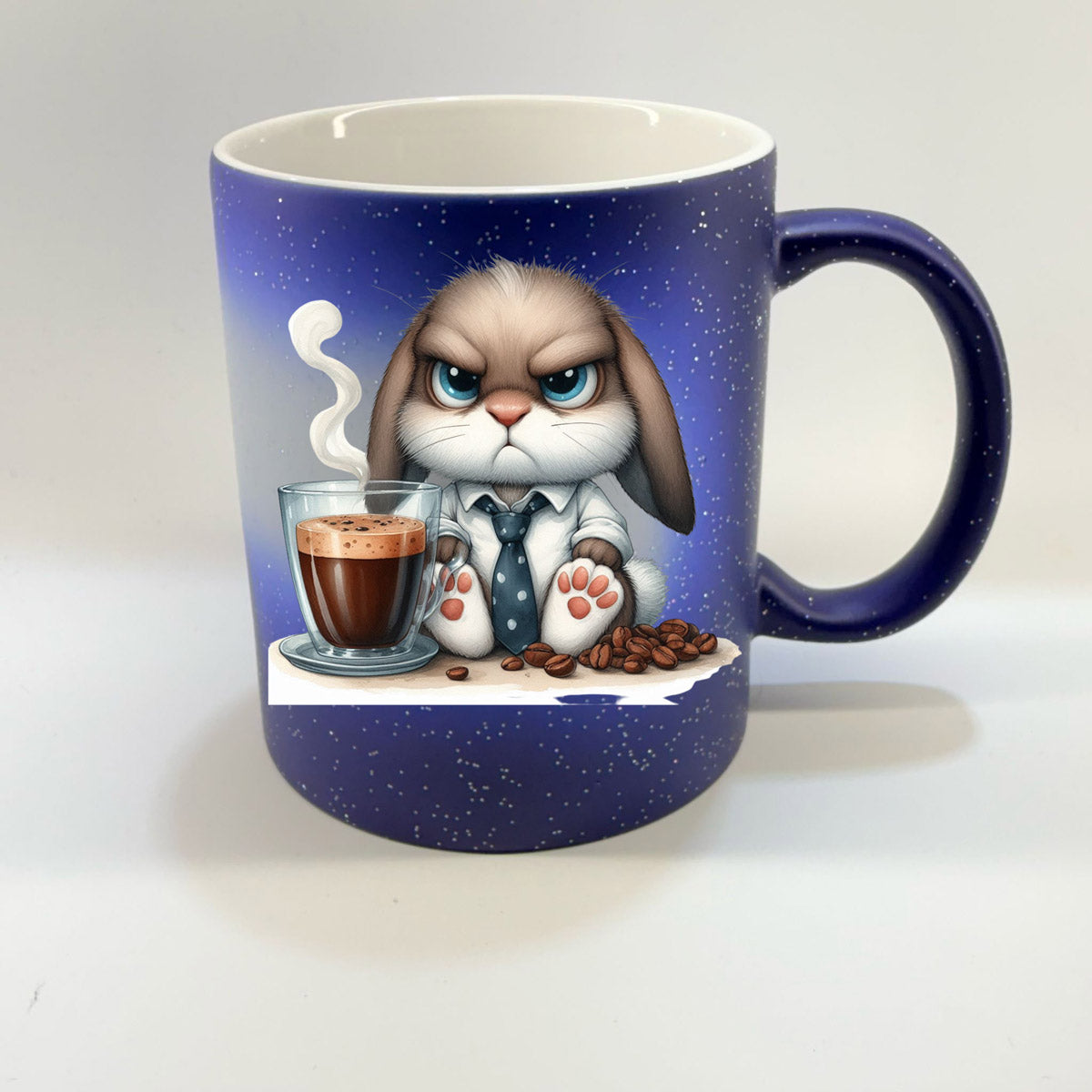 Tasse - Magic Tasse Blau - Hase