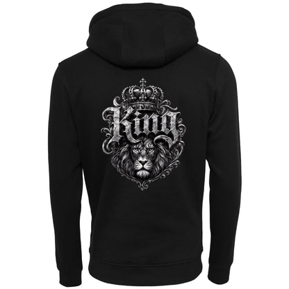 Statement King Löwe Lion  Hoodie Pullover Frontprint & Backprint | Unisex