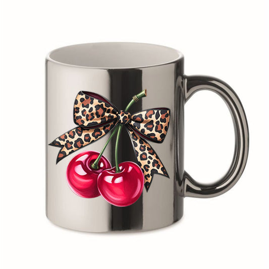 Tasse Chrome Silber - Hot Cherry
