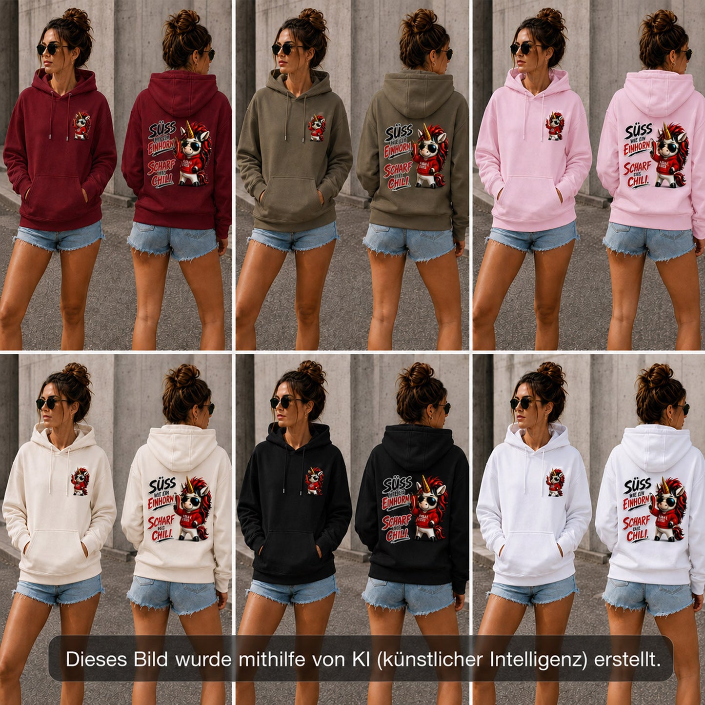 Statement Hoodie Sweet Chili Frontprint & Backprint | Unisex