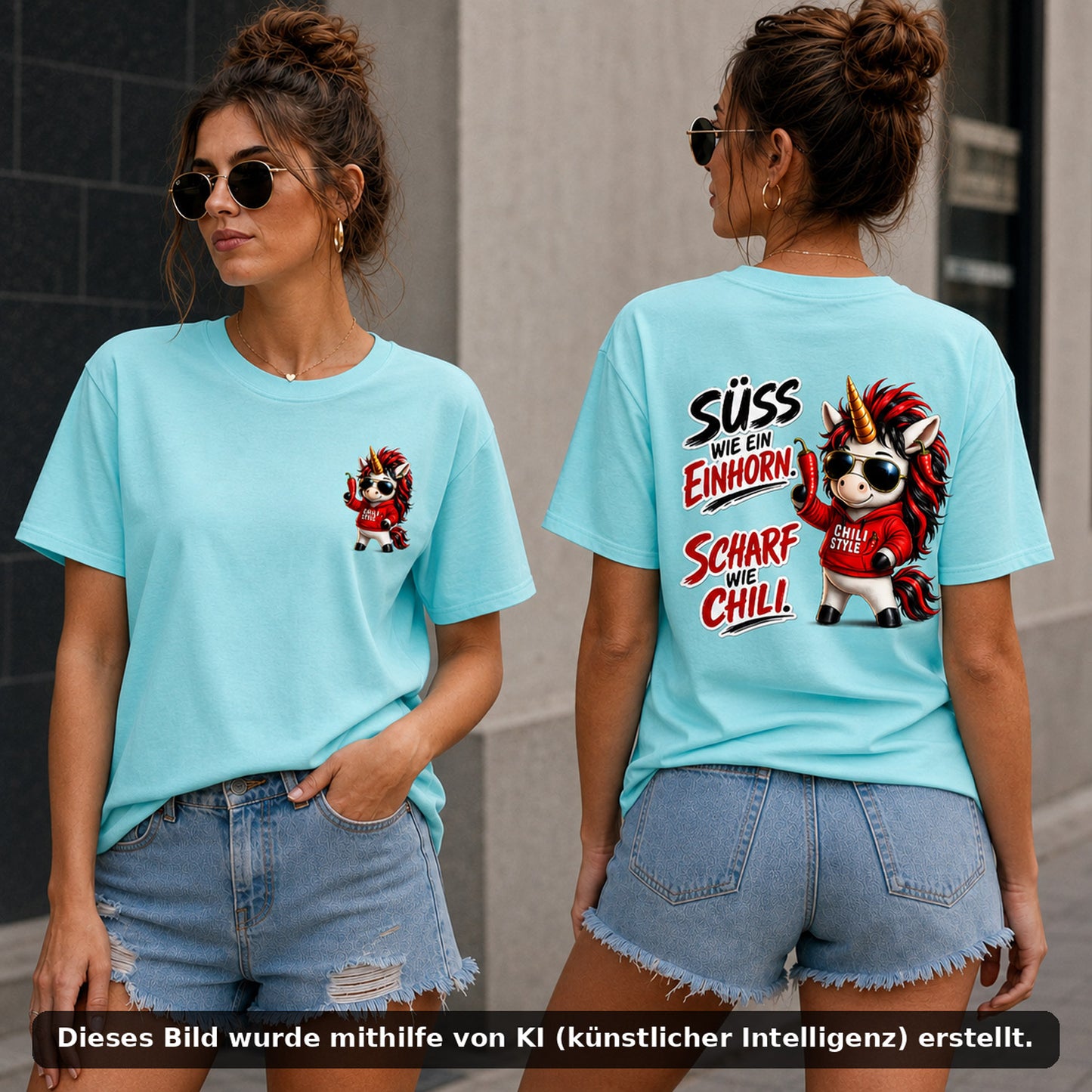 T-Shirt Shirt Sweet Chili Frontprint & Backprint | Unisex