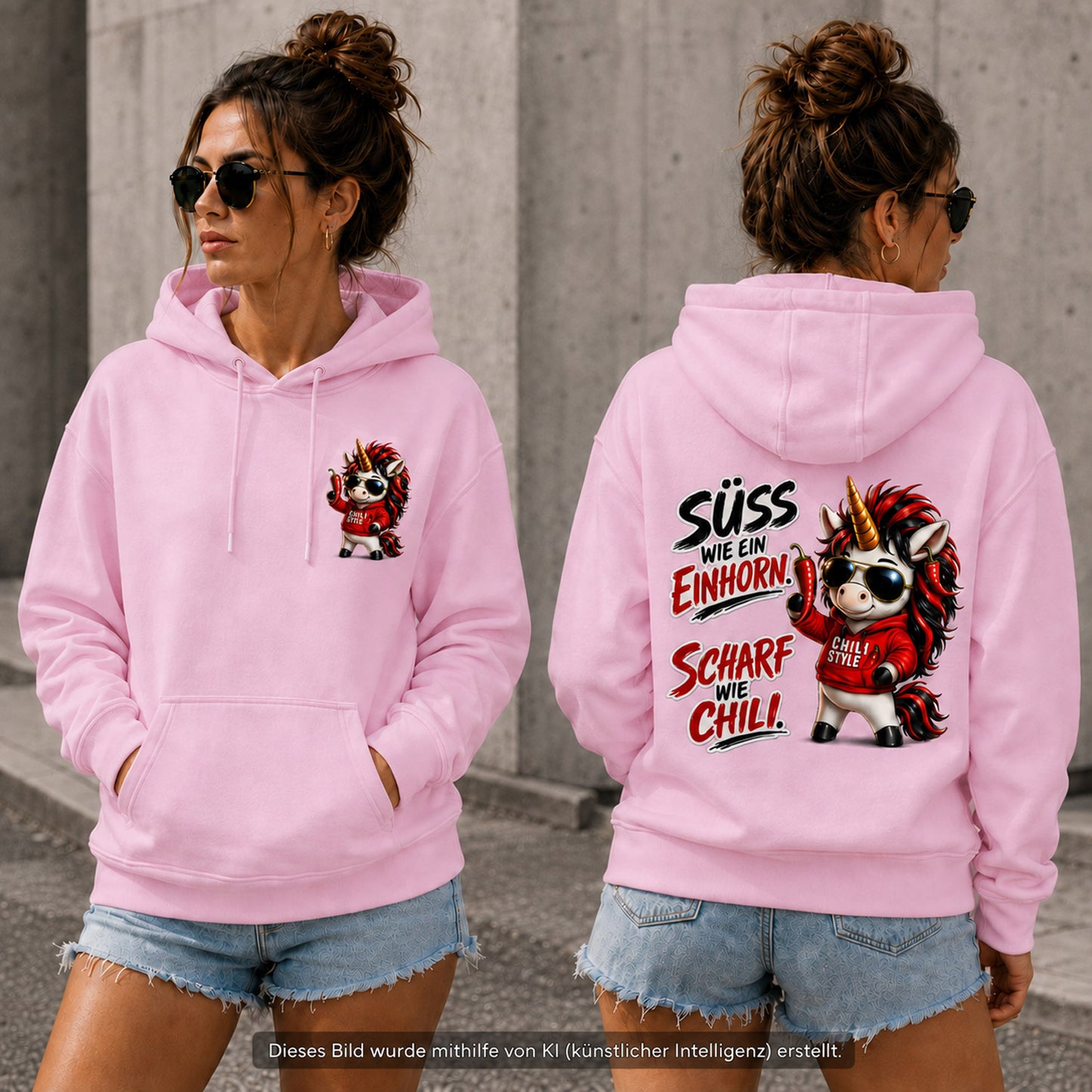 Statement Hoodie Sweet Chili Frontprint & Backprint | Unisex