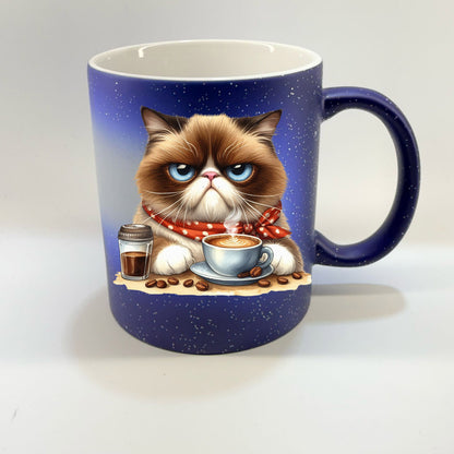 Tasse - Magic Tasse Blau - Katze