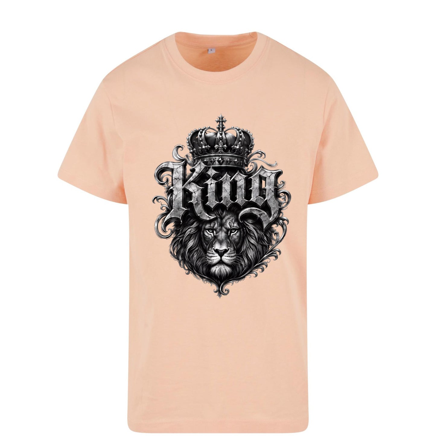 Statement King Löwe Lion  T-Shirt Shirt Frontprint & Backprint | Unisex