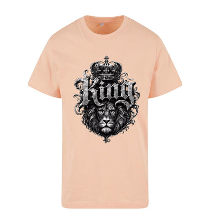 Statement King Löwe Lion  T-Shirt Shirt Frontprint & Backprint | Unisex