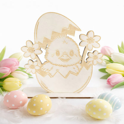 Holz Aufsteller Hase Schaf Ostern Deko gelasert