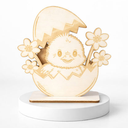 Holz Aufsteller Hase Schaf Ostern Deko gelasert