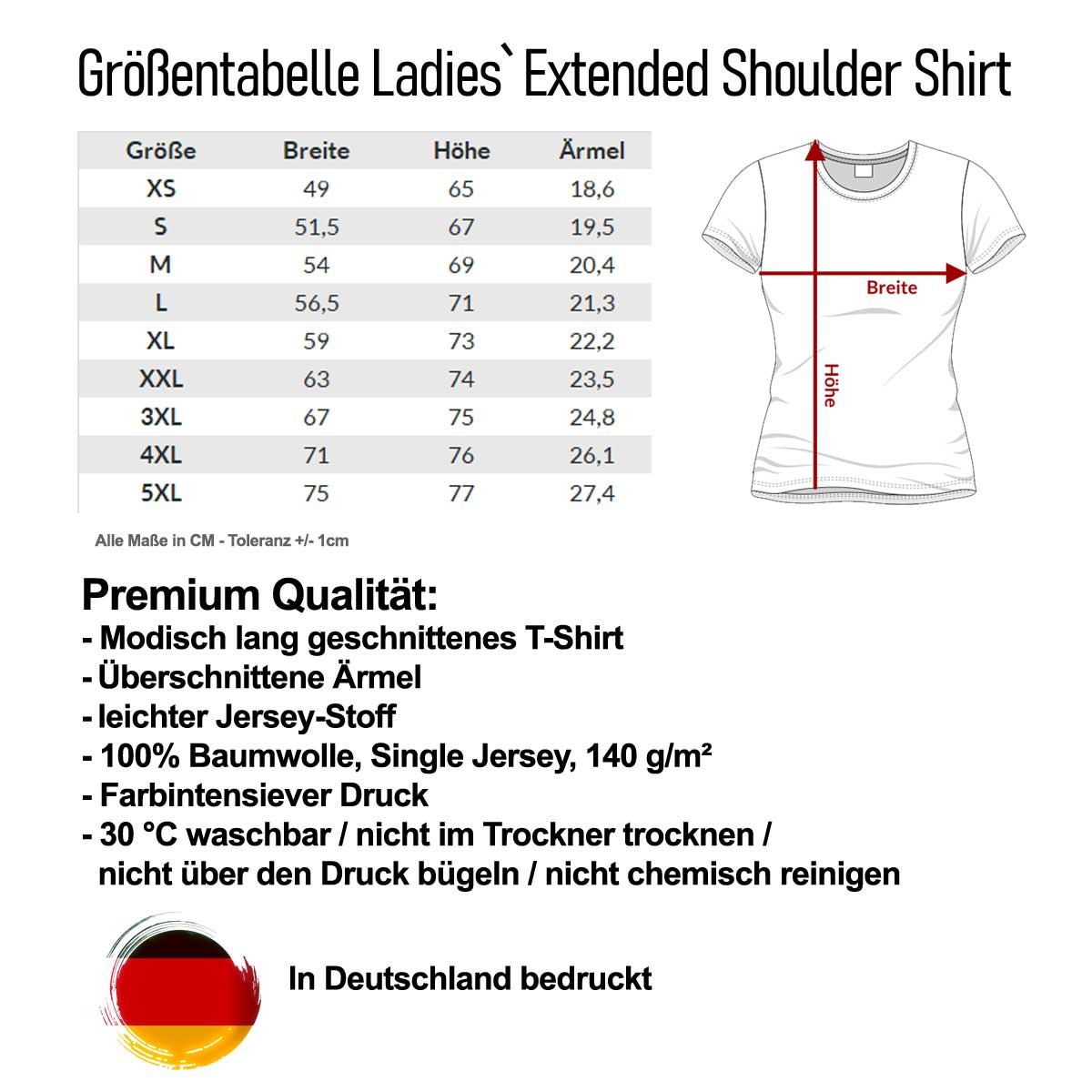 Ladies Extended Shoulder T-Shirt - Same Bitch