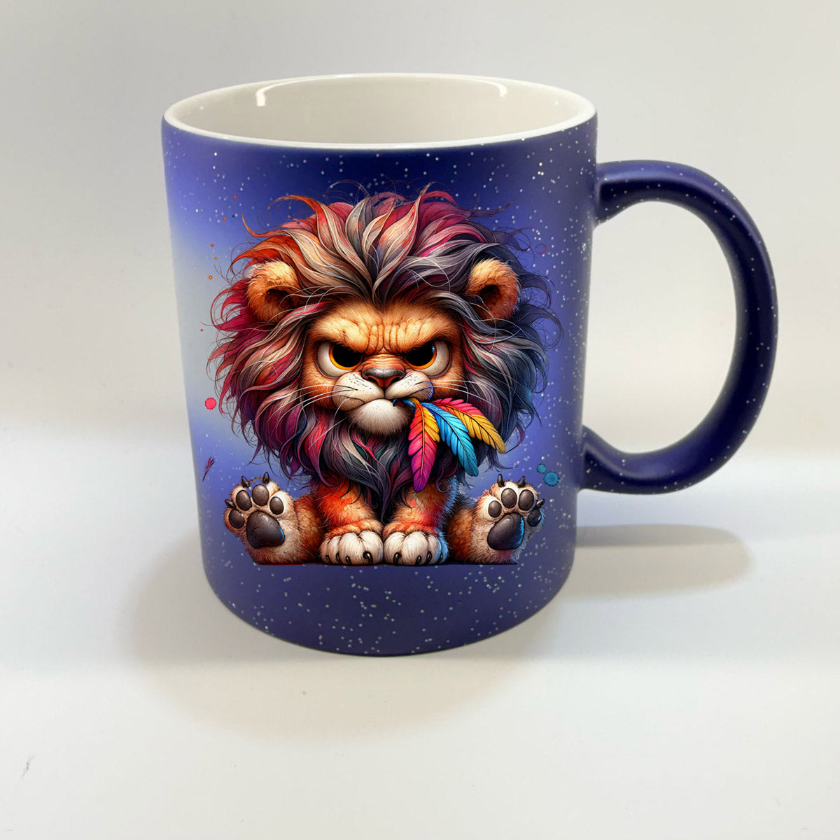 Tasse - Magic Tasse Blau - Löwe