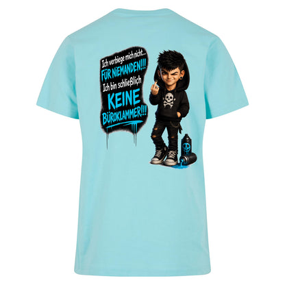 Statement T-Shirt Ich verbiege mich nicht... männlich  Frontprint & Backprint Unisex