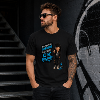 Statement T-Shirt Ich verbiege mich nicht... männlich  Frontprint & Backprint Unisex