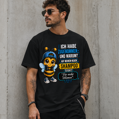 Statement T-Shirt Statement Shirt Biene Shampoo Frontprint & Backprint | Unisex