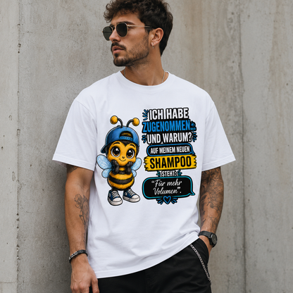 Statement T-Shirt Statement Shirt Biene Shampoo Frontprint & Backprint | Unisex