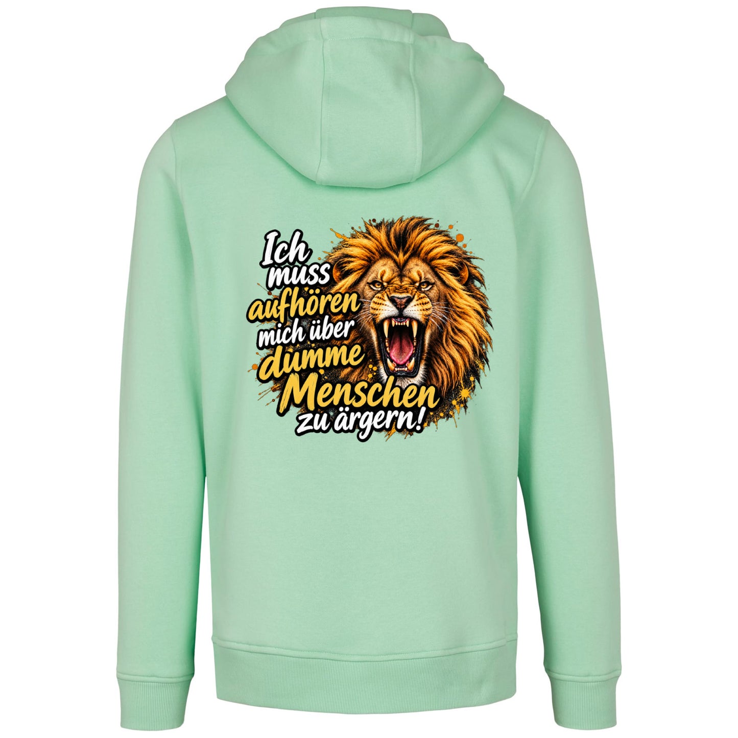 Hoodie Löwe Menschen Statement Unisex