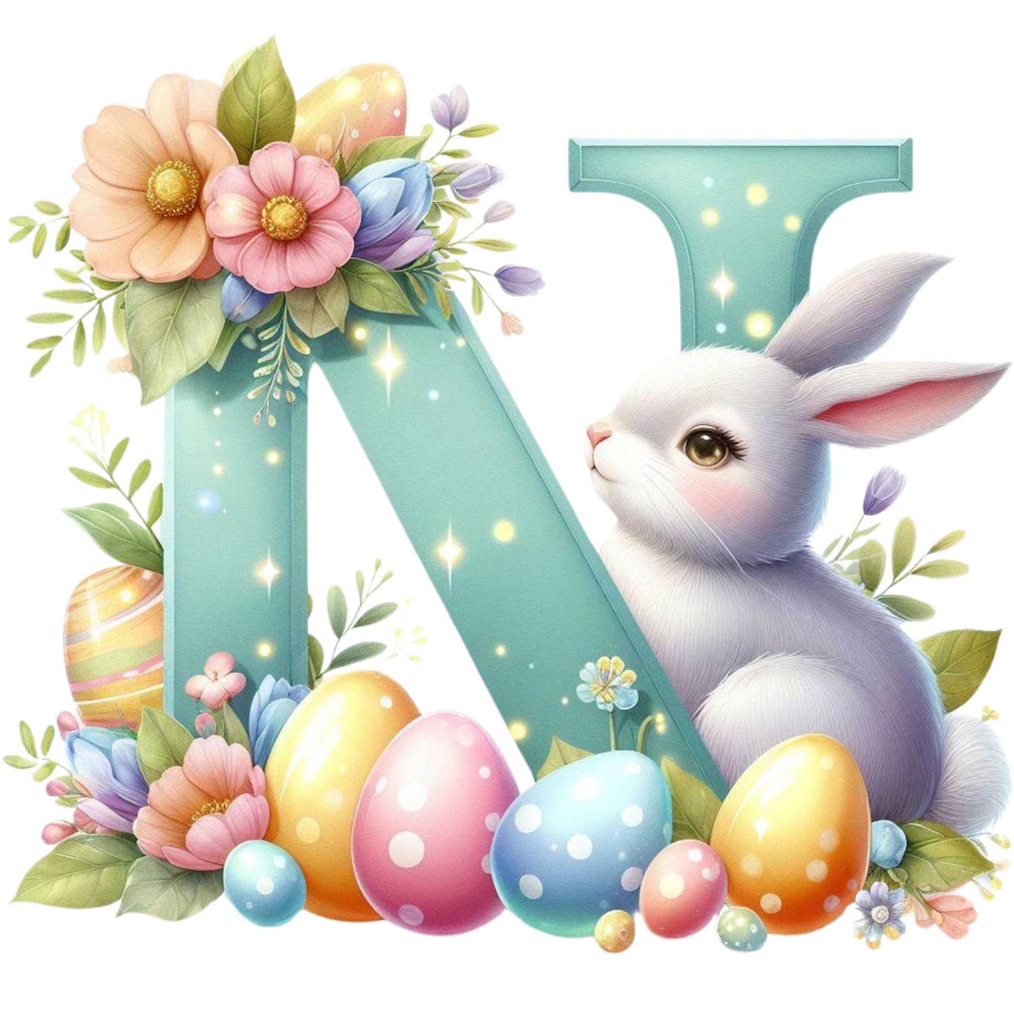 Tasse - Ostern Easter Buchstaben A - Z