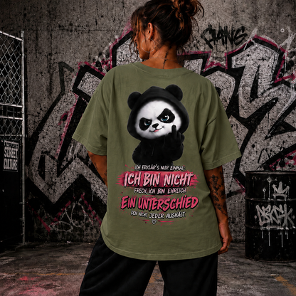 Panda Statement Shirt – Ich bin nicht frech, ich bin ehrlich