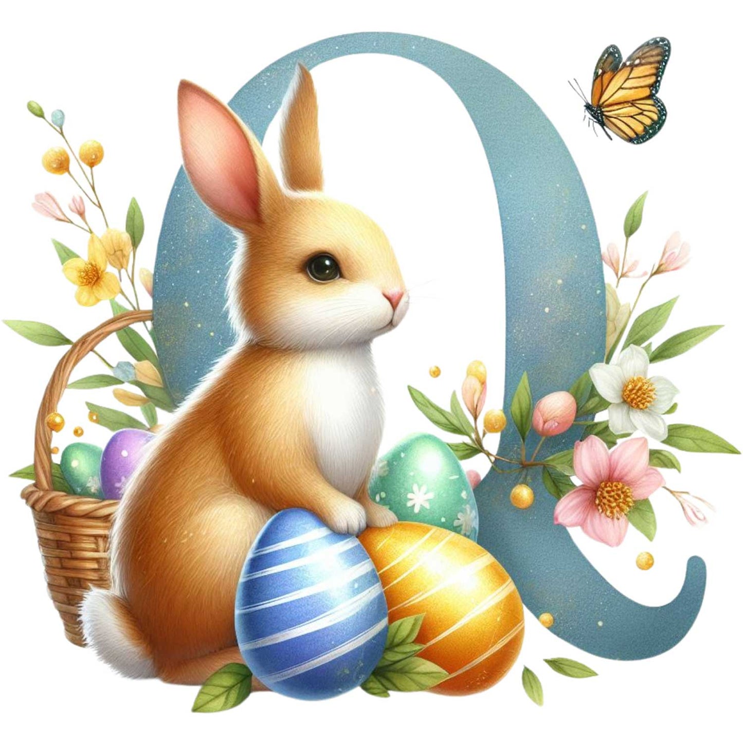 Tasse - Ostern Easter Buchstaben A - Z