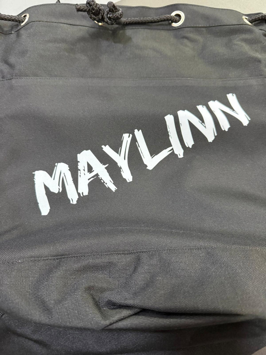 Rucksack Seesack Schwarz - Name
