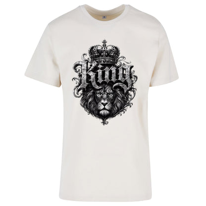 Statement King Löwe Lion  T-Shirt Shirt Frontprint & Backprint | Unisex