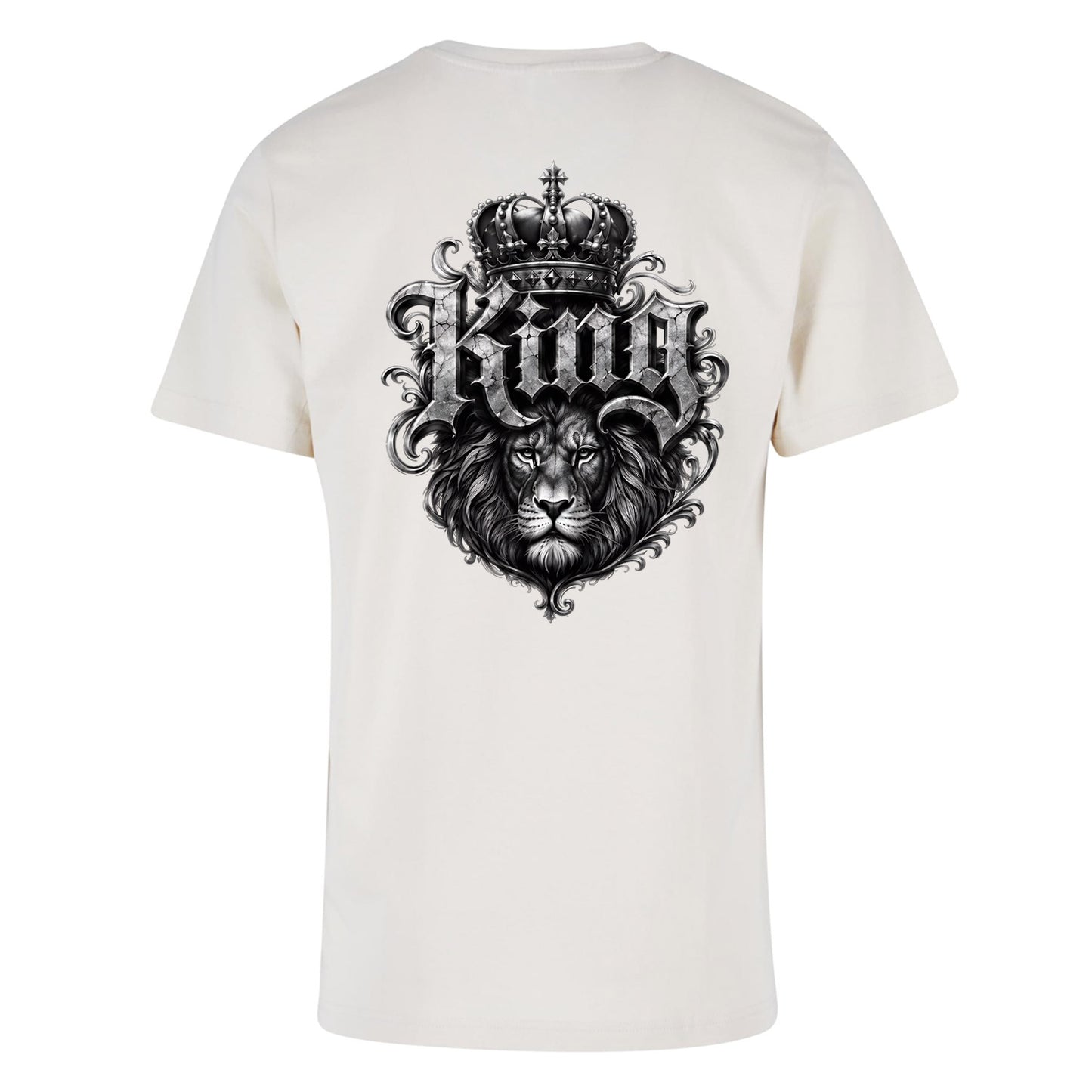 Statement King Löwe Lion  T-Shirt Shirt Frontprint & Backprint | Unisex