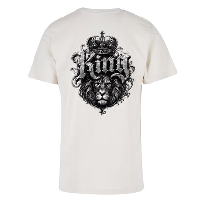 Statement King Löwe Lion  T-Shirt Shirt Frontprint & Backprint | Unisex