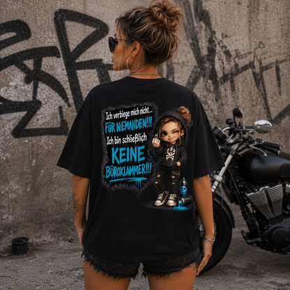 Statement T-Shirt Ich verbiege mich nicht... | Frontprint & Backprint | Unisex