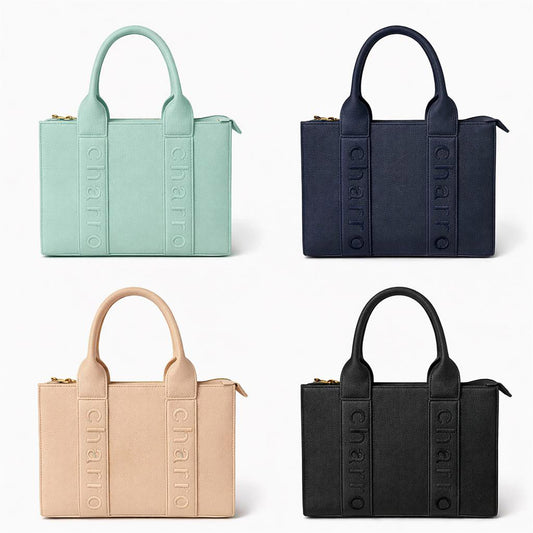 Handtasche Set Damen mit Stickerei