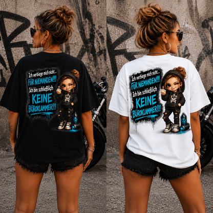 Statement T-Shirt Ich verbiege mich nicht... | Frontprint & Backprint | Unisex