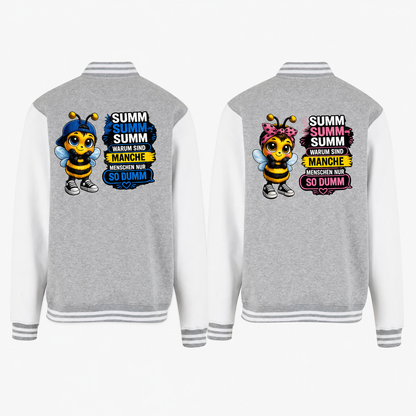 Collage Jacke - Statement Biene Dumm - Unisex