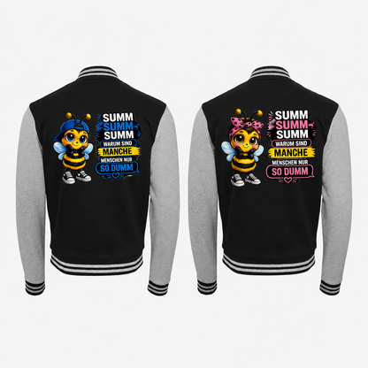 Collage Jacke - Statement Biene Dumm - Unisex
