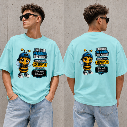 Statement T-Shirt Statement Shirt Biene Shampoo Frontprint & Backprint | Unisex