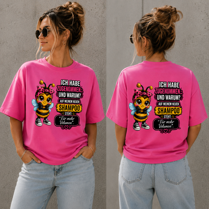 Statement T-Shirt Statement Shirt Biene Shampoo Frontprint & Backprint | Unisex
