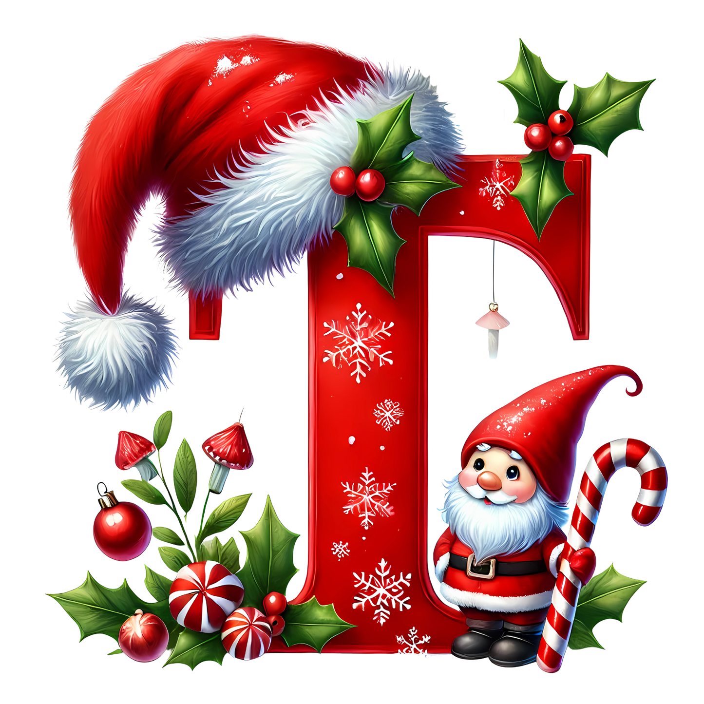 Tasse - Weihnachtstasse Buchstaben A - Z