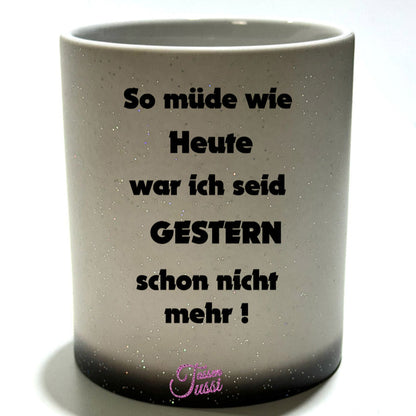 Tasse - Magic Tasse Schwarz - Faultier
