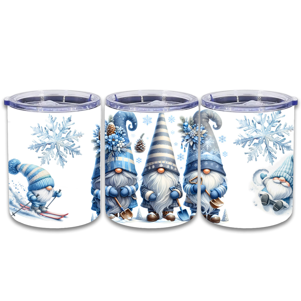 Edelstahl Thermokaffeebecher - Winter Wichtel