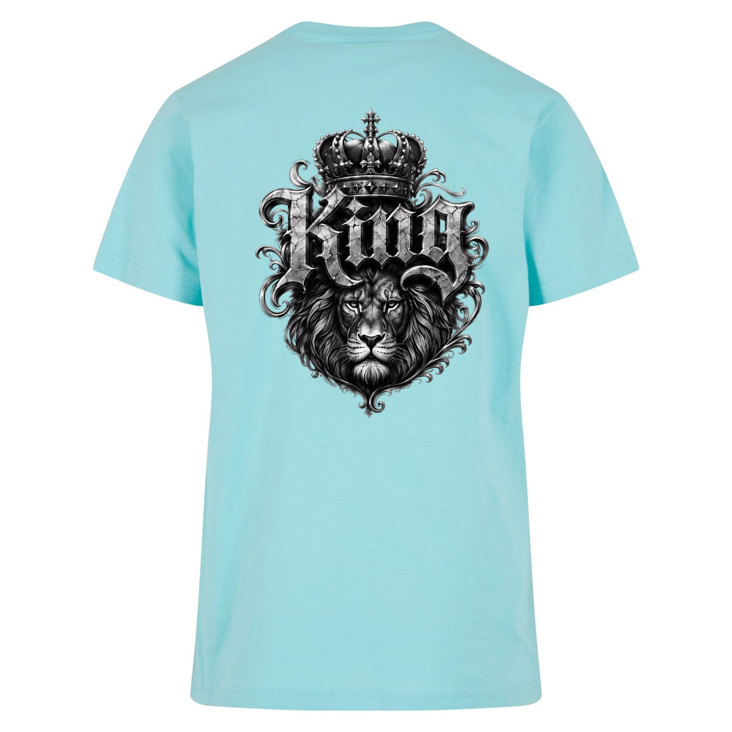 Statement King Löwe Lion  T-Shirt Shirt Frontprint & Backprint | Unisex