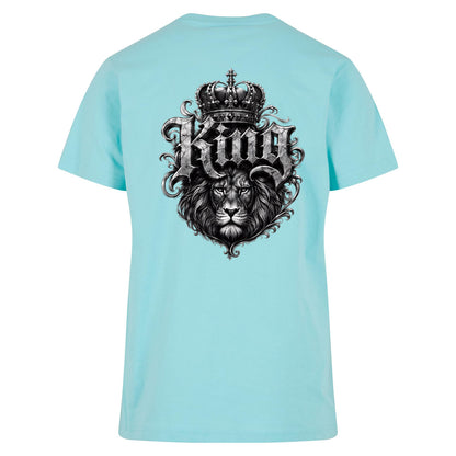 Statement King Löwe Lion  T-Shirt Shirt Frontprint & Backprint | Unisex