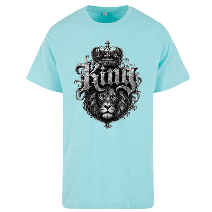 Statement King Löwe Lion  T-Shirt Shirt Frontprint & Backprint | Unisex