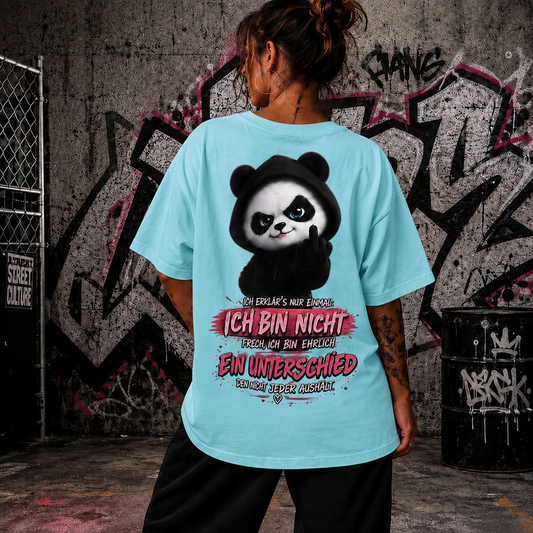 Panda Statement Shirt – Ich bin nicht frech, ich bin ehrlich