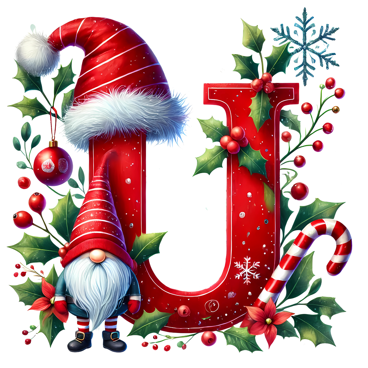 Tasse - Weihnachtstasse Buchstaben A - Z