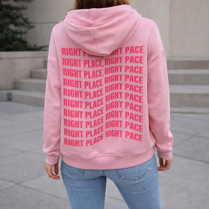 Hoodie Sweatshirt Right Place Tragbar von 36 - 44