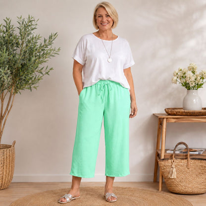 Klara - Luftig, bequem & stilvoll – Die perfekte 7/8 Hose - Tragbar von 44-48/50