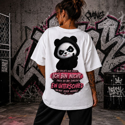Panda Statement Shirt – Ich bin nicht frech, ich bin ehrlich