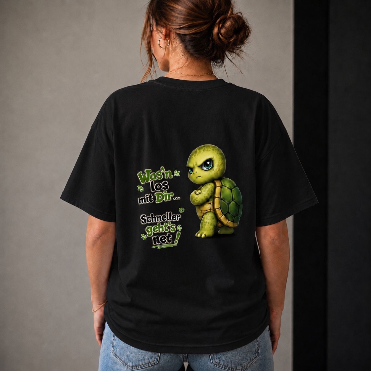 Was’n los mit Dir? Schiltkröte - Lustiges Unisex T-Shirt - Statement Shirt