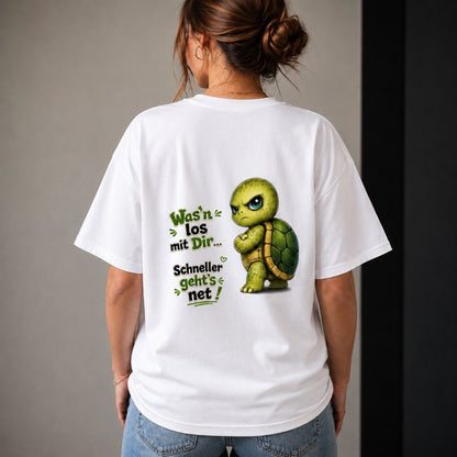 Was’n los mit Dir? Schiltkröte - Lustiges Unisex T-Shirt - Statement Shirt