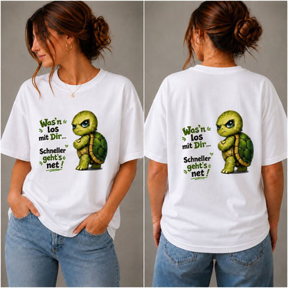 Was’n los mit Dir? Schiltkröte - Lustiges Unisex T-Shirt - Statement Shirt