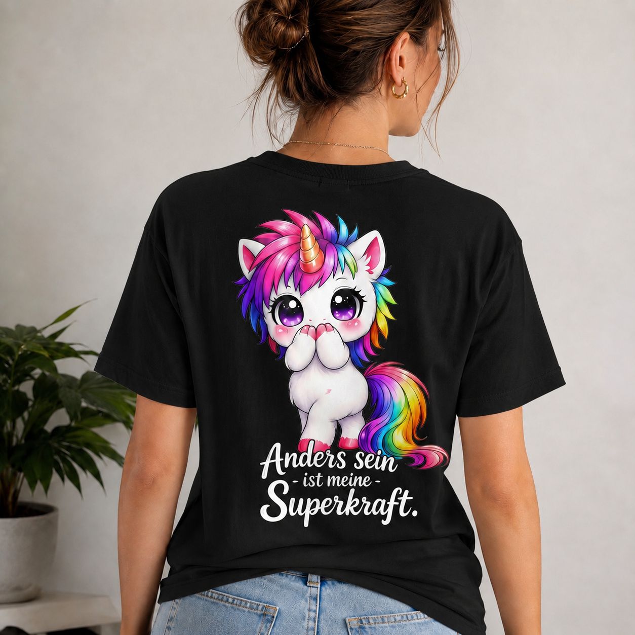 Statement Shirt „Anders sein ist meine Superkraft“
