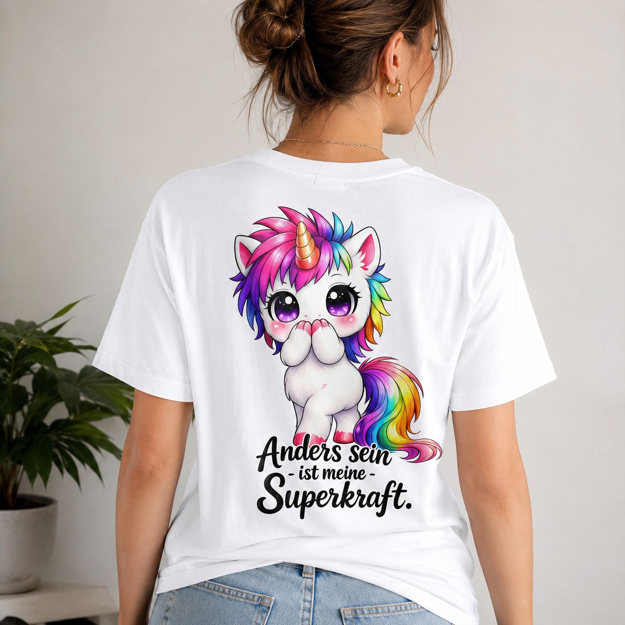 Statement Shirt „Anders sein ist meine Superkraft“
