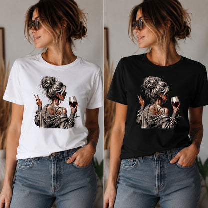 Just Breath T-Shirt – Damen Shirt mit stilvollem Fashion-Print