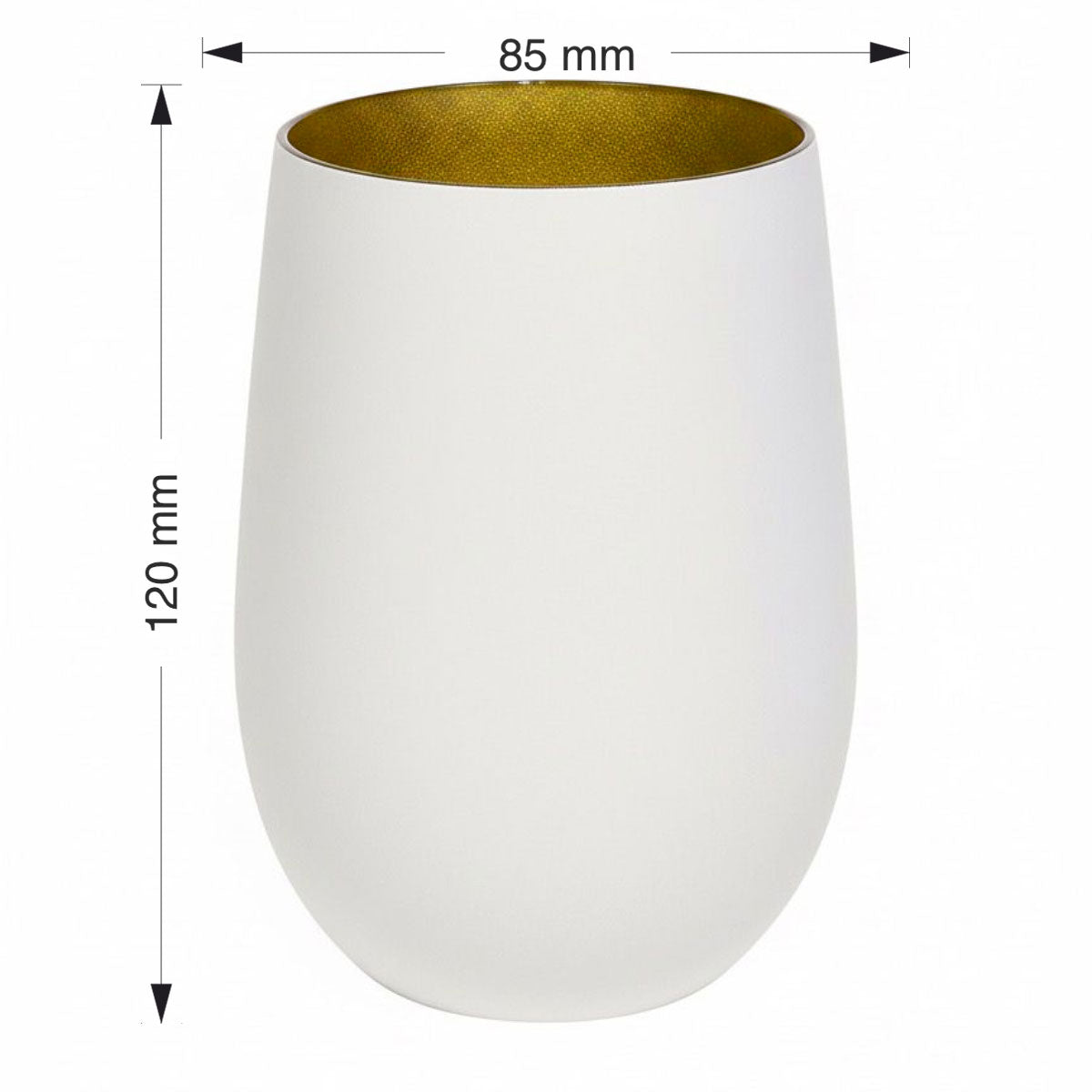 Windlicht Trinkglas - Hirsch Geweih